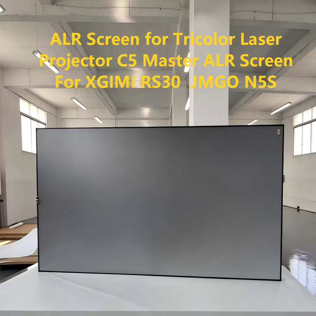 N-100 120Inch Fresnel ALR Fixed Frame Screen for Tri-color Laser Projector C5 Master C3 C5 Ultra RS30 N5s ALR Projection Screen