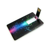 Flashdisk Kartu Kredit Polos 1gb-64gb Tersedia, Flashdisk USB dengan Logo Kustom Gratis