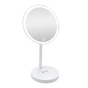 메이크업 거울 제품 컬러 화이트 커스텀 제품 소재 수입 환경 친구 LED 무선 충전