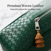 Étui à cosmétiques en PU haute capacité avec fermeture éclair, logo et couleur personnalisés Royal Fair, ODM, sac de rangement portable pour maquillage pour femmes et filles