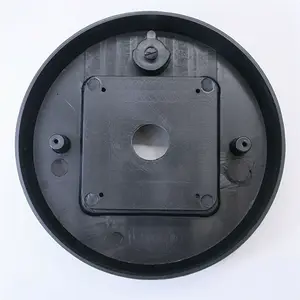 ABS 120MM Round Clock Mechanism Holder Black Parts Accessories