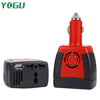 YOGU Mini onduleur de voiture avec port USB pour chauffeurs de taxis et de VTC, source d'alimentation à charge continue pour téléphone et tablette
