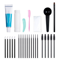 Kit de teinture pour sourcils en marque privée, kit de teinture pour sourcils DIY, teinture pour sourcils semi-permanente longue durée, teinture pour sourcils imperméable, cosmétiques OEM ODM