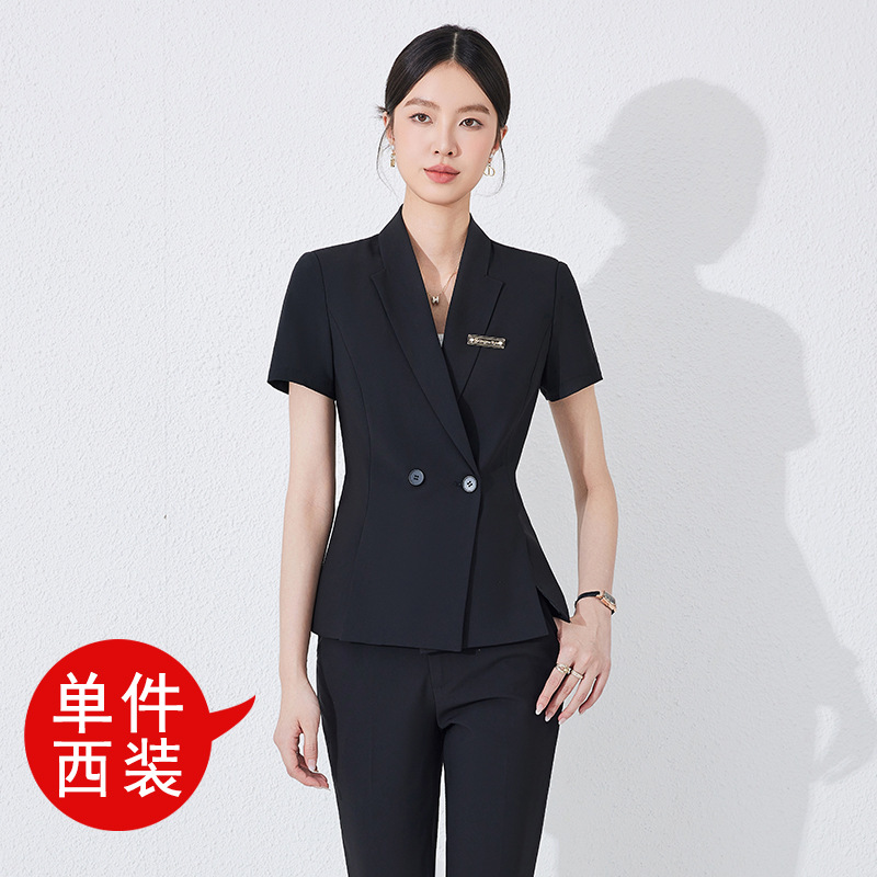 black suit