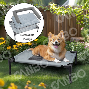 Cuccia Rialzata per Cani con Cuscino Imbottito e Bordo Rialzato, <span class=keywords><strong>Lettino</strong></span> Rialzato per Cani di Taglia Media e Grande - Vendita all'Ingrosso - Product Image 5