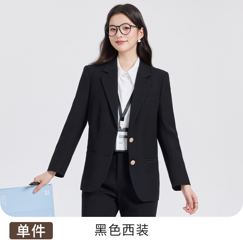 black suit