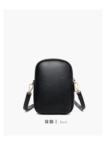 Bolsos Mini para Mujer al por Mayor, Bolso Vertical con Doble Cremallera para Teléfono Móvil, Bolso Pequeño de Cuero PU Suave para Lápiz Labial y Cosméticos, Bolso de Hombro para Dama - Product Image 6