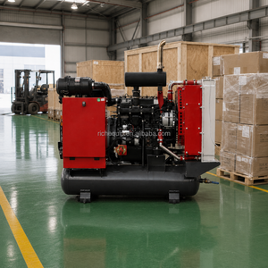 Diesel Driven Screw <b>Air</b> <b>Compressor</b> 8 Bar 15kW <b>Oil</b> Cooled Stationary Industrial <b>Compressor</b> for Mining Construction - Product Image 2