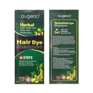 Fast Shipping in Stock 3 in 1 Natural Herbal Magic Fast Brown Permanent Wash Black Hair Dye Shampoo - Product Image 5