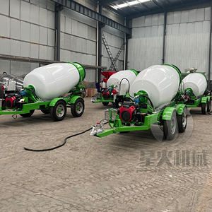 Camion mélangeur à béton d'occasion à 4 roues, 1,5 m3, moteur à essence, mélangeur de chantier, 1 m3, 2 m3, 3 m3, camions mélangeurs à béton - Product Image 5