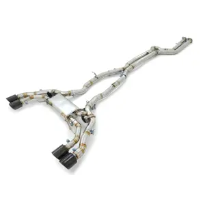 CSZ Exhaust Equal Length Catback Midpipe with Resonator for BMW S58 X3M F97 X4M F98 3.0T OEM Valved Muffler Remote Control