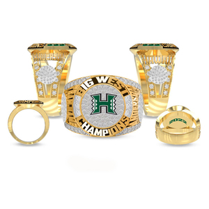 Модные индивидуальные Изящные серебряные кольца для чемпионата колледжа обручальные кольца пара набор коробок упаковка ювелирных изделий - Product Image 1