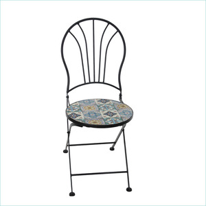 Patio <span class=keywords><strong>mosaico</strong></span> tavolo da esterno in ferro mobili balcone <span class=keywords><strong>mosaico</strong></span> Café tavolo pieghevole <span class=keywords><strong>mosaico</strong></span> caffè sedia cortile a prova di pioggia tavolo da tè - Product Image 3