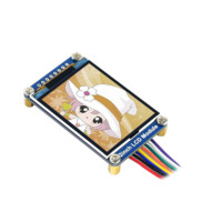 Modul Layar LCD IPS Waveshare 2 inci Permukaan Terpasang Resolusi 240*320 Antarmuka SPI Asal CN/GUA