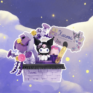 Bloques de construcción de caja ciega Sanrios al por mayor <span class=keywords><strong>Kitty</strong></span> <span class=keywords><strong>Kuromi</strong></span> Cinnamoroll DIY juguetes de regalo sorpresa coleccionables - Product Image 3