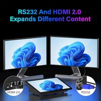 Tablette industrielle tactile 10,1 pouces, dotée de deux ports 2.0, permettant de connecter deux écrans externes 4K simultanément, 8 Go de RAM