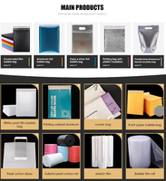 Enveloppes à bulles sécurisées personnalisées avec logo imprimé, enveloppes rembourrées pour l'expédition de colis e-commerce et l'emballage