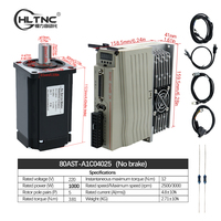 Kit de Motor Servo AC con Envío Gratuito desde Almacén en Chile, 400W 750W 1000W 220V 1.27-3.81N.m 3000RPM con Servocontrolador y Cables para Router CNC