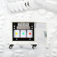Transformateur de contrôle sec triphasé 10 kVA à alimentation industrielle 480 V, structure à bobine toroïdale, 50/60 Hz, moulé sous pression, directement de l'usine