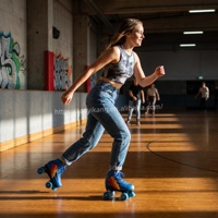 Patins à roulettes quad OEM personnalisés avec roues lumineuses pour la vente en gros