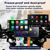 Gallop Sprite Écran portable pour moto 5/6 pouces IPS avec Carplay, DVR, Navigation GPS, Android Auto sans fil, WiFi, Garantie 1 an