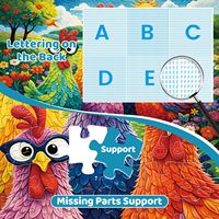 Puzzles pour adultes 500 pièces, puzzle coloré sur le thème du poulet, du jardin, de la ferme, des fleurs, des animaux, du coq, boîte cadeau en papier pour seniors