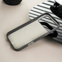 Étui magnétique en cuir et fibre de carbone JOYPORODO L153 pour iPhone 17 16 15 Pro Max et coque de téléphone pour Samsung S25 Ultra – Vente en gros