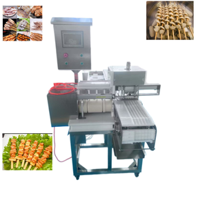 Machine à brochettes électrique industrielle automatique pour barbecue, <span class=keywords><strong>kebab</strong></span> et poulet satay - Product Image 1