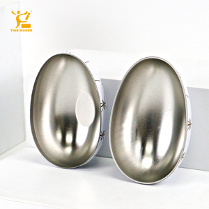 Tinsmaker trứng hình dạng <span class=keywords><strong>tin</strong></span> có thể <span class=keywords><strong>tin</strong></span> Hộp Tùy chỉnh kim loại có thể đóng gói cho Snack có thể tái chế giáng sinh kim loại hộp thiếc - Product Image 6