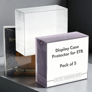 Wholesale Clear PET Custom Trading Card Booster Box Collector <b>Storage</b> Case For Display - Product Image 5