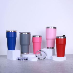 Tazas Termo de Acero Inoxidable con Recubrimiento en Polvo y Diseño Personalizado, Vasos Térmicos Aislados de 30oz y 20oz con Logotipo - Product Image 1