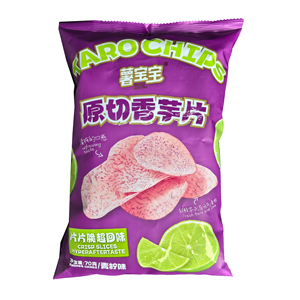 Chips de <span class=keywords><strong>taro</strong></span> de pommes de terre pour bébés saveur de citron vert collations de fruits et légumes exotiques de fabricant de Chine - Product Image 1