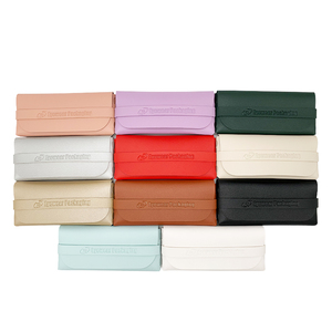 Phụ kiện sang trọng PU da Kính mát bao bì hộp đọc sách kính lưu trữ trường hợp tùy chỉnh kính trường hợp - Product Image 6
