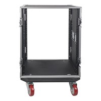 En stock, boîtier rack 14U en aluminium et contreplaqué, flight case DJ, profondeur 21 pouces avec roulettes, flight cases ATA, support OEM