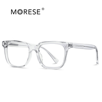 MORESE P2091 Lunettes de vue unisexes en acétate, monture photochromique, rectangulaires, motif géométrique classique, pour adultes, vente en gros