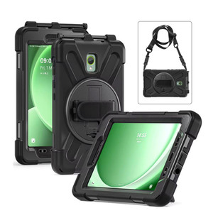 Étui <span class=keywords><strong>pour</strong></span> <span class=keywords><strong>tablette</strong></span> intelligente au prix d'usine <span class=keywords><strong>pour</strong></span> <span class=keywords><strong>Samsung</strong></span> Active 3 T570 Active 5 X300 X306B 8 pouces avec béquille pliable et bandoulière - Product Image 1