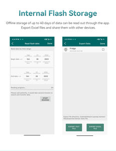 Termómetro e Higrómetro <span class=keywords><strong>Digital</strong></span> Inalámbrico Inteligente Portátil con Aplicación Bluetooth para Invernadero, Hogar y Habitaciones Interiores - Product Image 3
