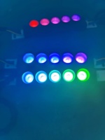 Kit de plafond étoilé LED dynamique à fibres optiques de 0,5 mm, effet étoiles filantes et arc-en-ciel