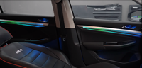Kit d'éclairage ambiant à écailles de dragon avec 18 LED RGBIC multicolores, étanche IP65, plug-and-play pour Volkswagen Bora 2019-2023