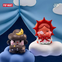 POP MART CRYBABY Crying to the Moon - Mini Série Boîte Mystère Authentique Blind Box Figurines Jouets Surprise Ornement de Sac