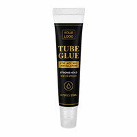 Colle pour perruque en tube de 20 ml, forte tenue, imperméable, longue durée, pour l'installation de perruques à dentelle frontale
