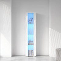 Lumières Led Meubles de Salon Vitrine en Verre Vitrine & Armoires de Chine Moderne pour le Salon