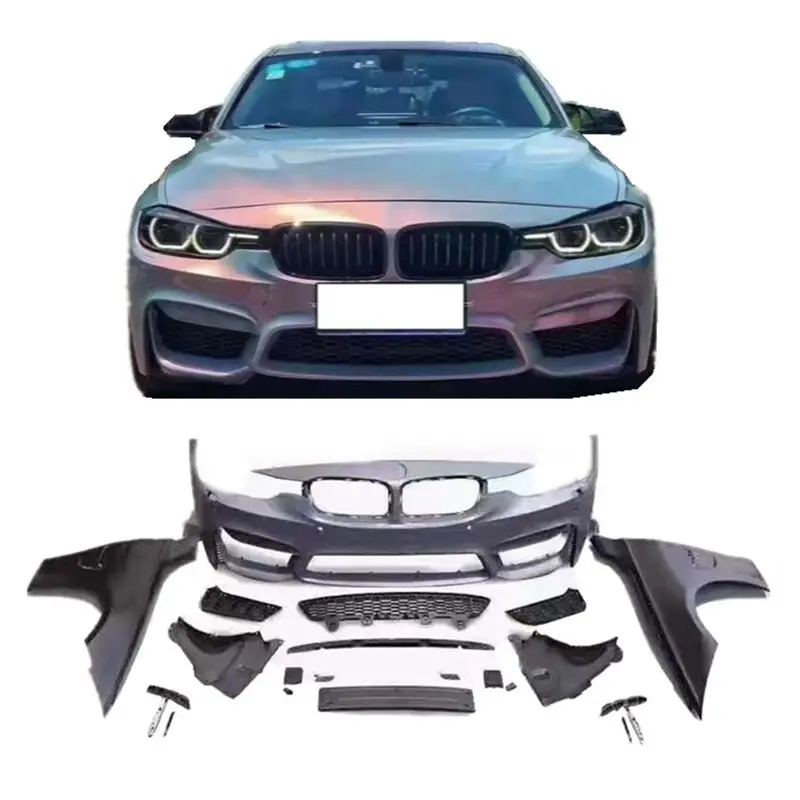 Front Bumper Assy Bodykit For BMW 3 Series F30 F35 2013-2018 Upgrade M3 M4 Style Car Auto Parts