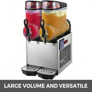 2 Tanks <b>Slush</b> Juice Drinking <b>Ice</b> Slushy <b>Machine</b> 24L - Product Image 2