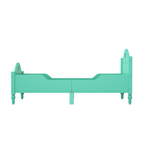 Lit enfant style princesse vert clair avec motif cœur pour chambre d'enfant - Product Image 4
