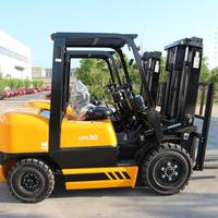 Chariot élévateur diesel robuste de 3 tonnes, approuvé CE ISO, moteur japonais, chariot élévateur, agrafeuse avec pièces