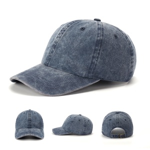 Gorra de Béisbol de Mezclilla de Algodón de 6 Paneles de Estilo Retro de Nuevo Diseño, Visera Curva, Logotipo Personalizado, Gorras de Papá Lavadas Unisex con Hebilla de Metal - Product Image 4