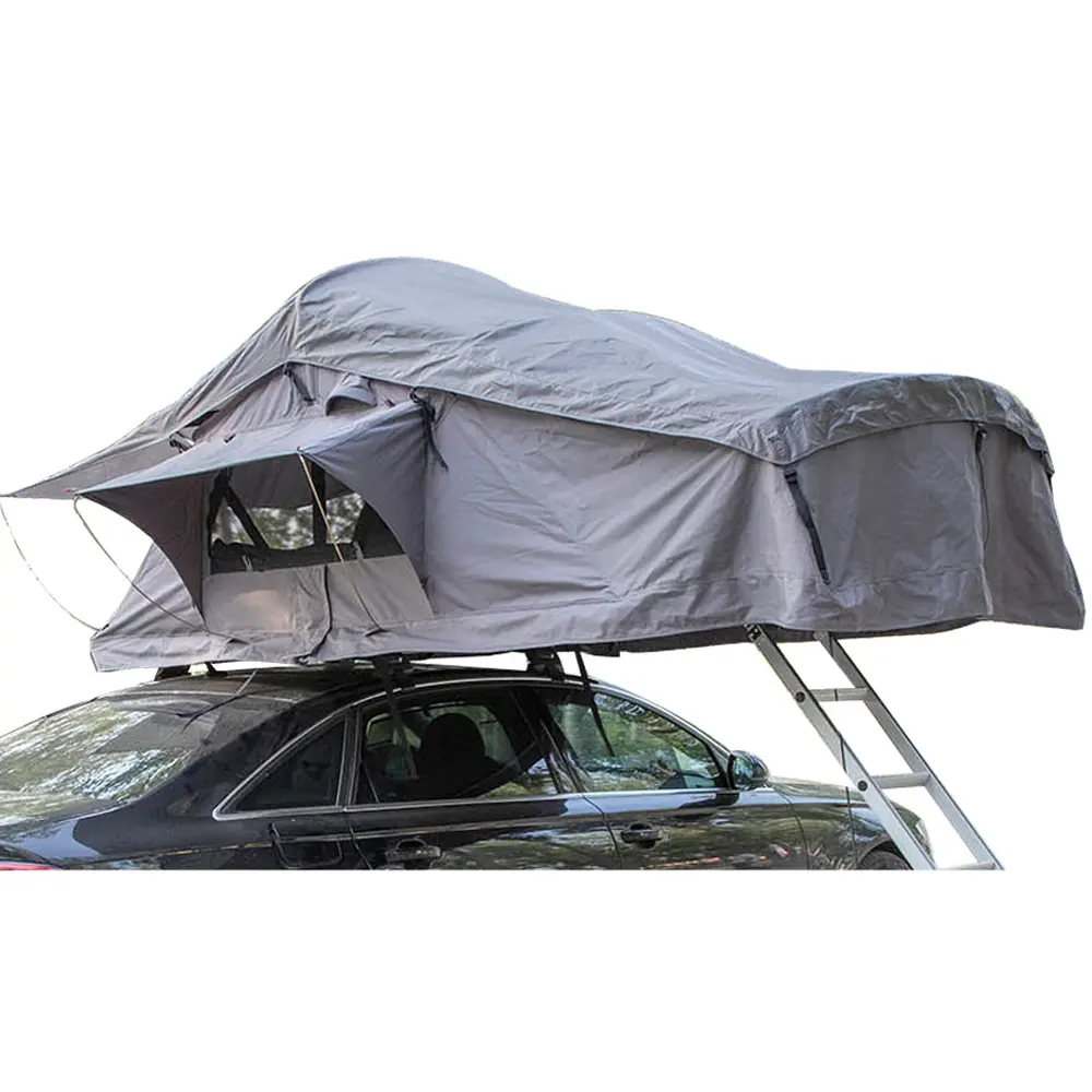 أرخص خيمة تخييم للأسرة في الهواء الطلق من 3 إلى 4 أشخاص خيمة على السطح من القماش مع مظلة