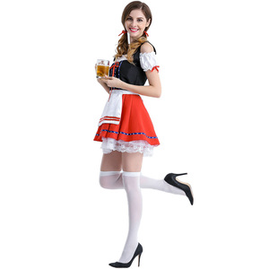 Costume de cosplay de demoiselle d'honneur bavaroise pour l'Oktoberfest - Tenue de déguisement pour le festival de la bière de Munich - Product Image 5