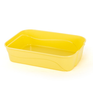 Caja de arena para gatos simple, semicerrada, para gatitos, antirresbaladuras, con borde alto, inodoro para gatos, artículos para mascotas - Product Image 4